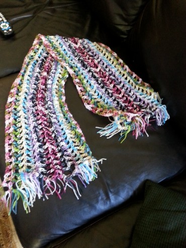 Multicolored scarf